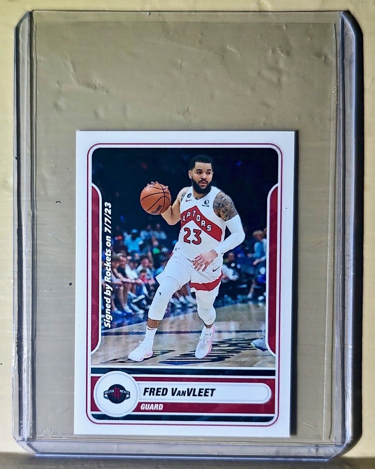 2023-24 Fred VanVleet Panini NBA Basketball #341 Sticker Houston Rockets