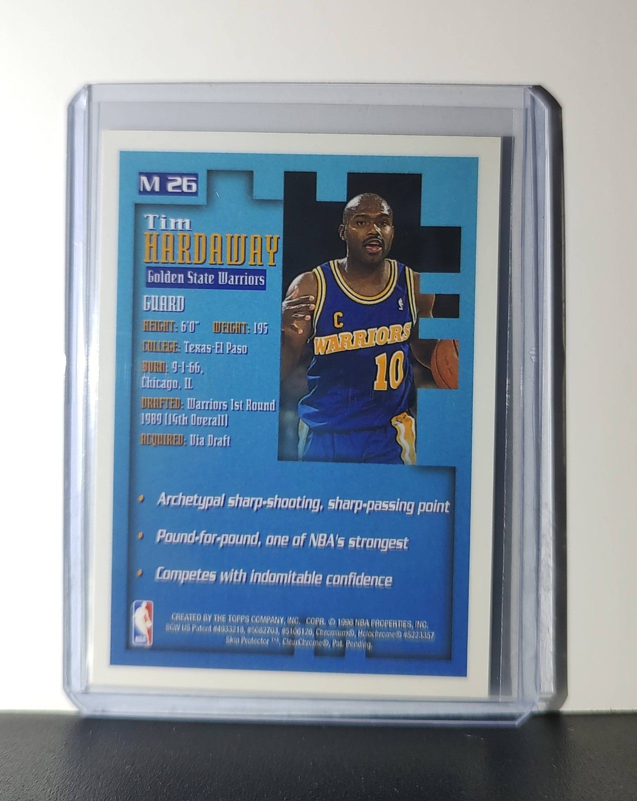 Tim Hardaway 1995-96 Topps Finest NBA #M26 Mysterly Warriors