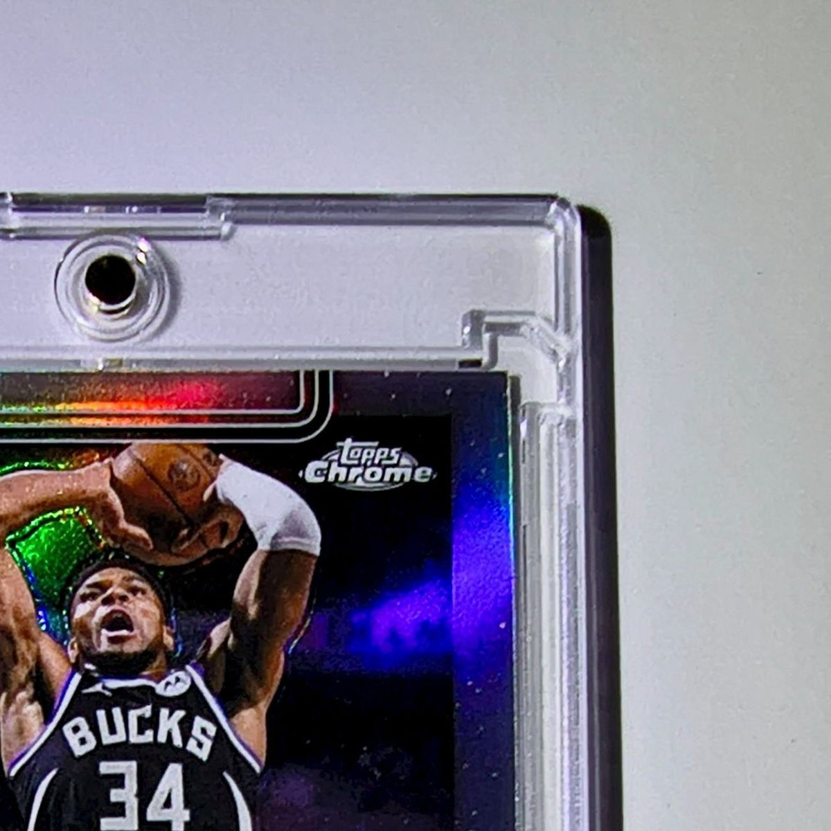 Giannis Antetokounmpo 2025-26 NBA Topps Chrome Update #7 Refractor Card Bucks