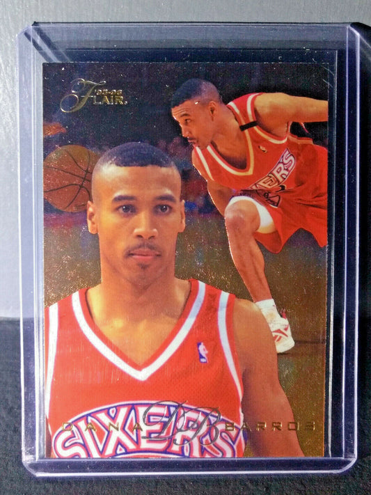 1995-96 Dana Barros Flair #100 Basketball Card