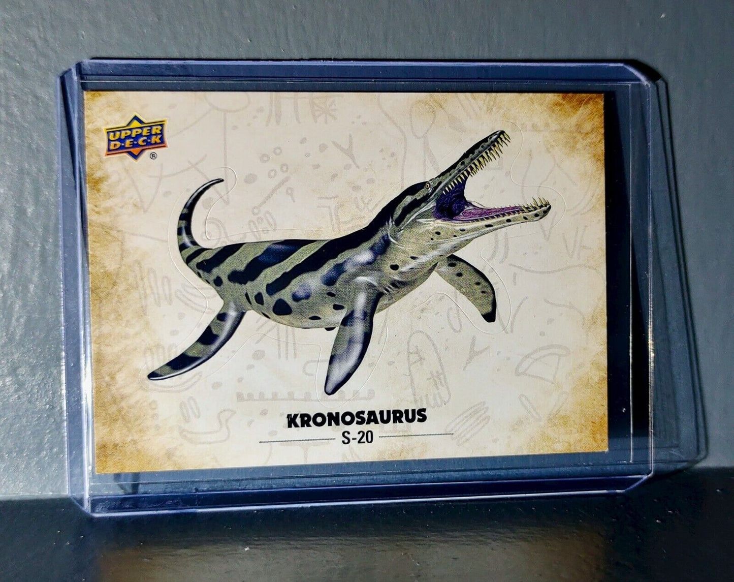 2015 Upper Deck Dinosaurs Kronosaurus #S-20 Trading Sticker Card