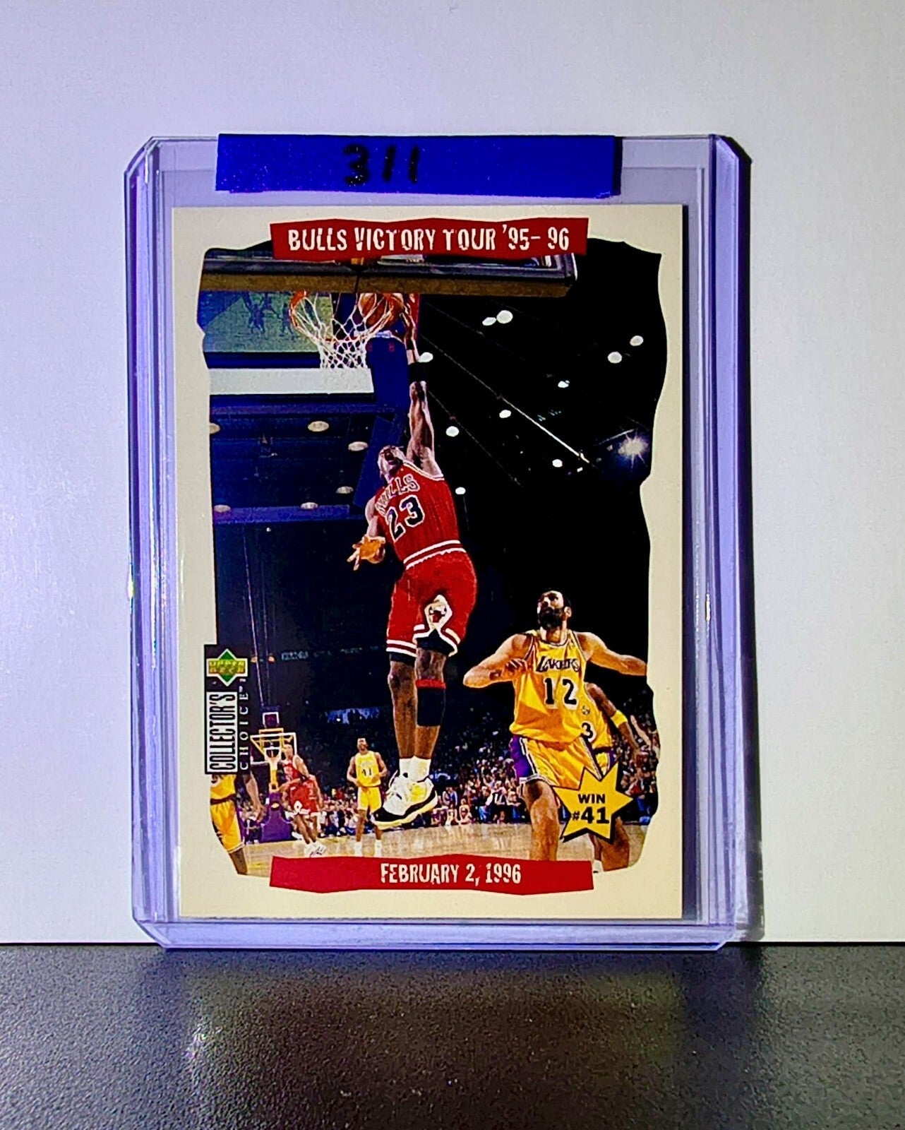Michael Jordan 1996-97 Upper Deck Collector's Choice #25 Basketball Card Bulls