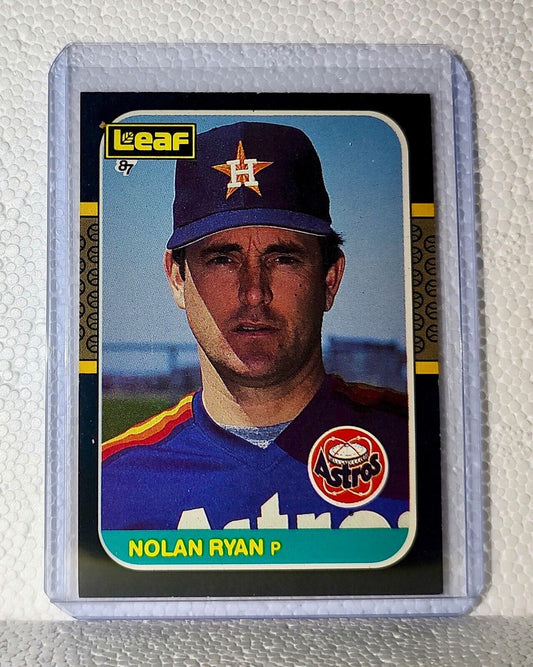 Nolan Ryan 1987 Leaf MLB #257 Baseball Card Houston Astros