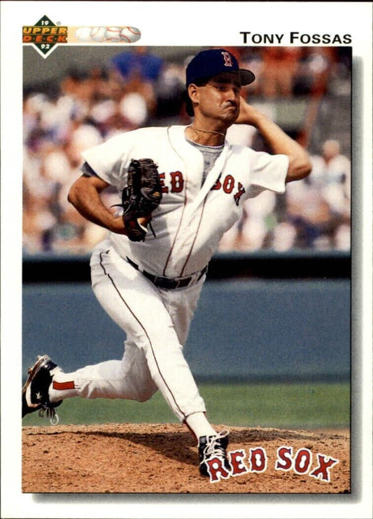 Tony Fossas 1992 Upper Deck MLB #503 Baseball Card Boston Red Sox