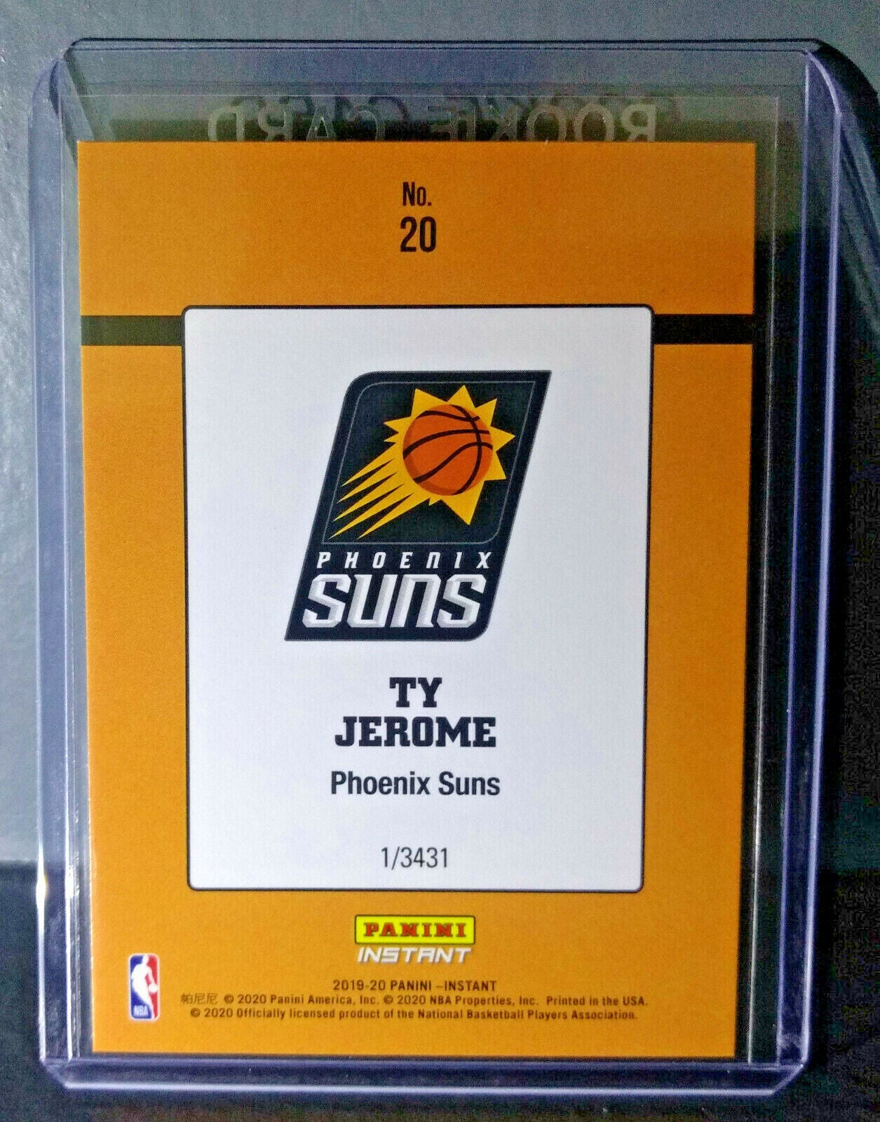 Ty Jerome 2019-2020 Panini NBA #20 Rated Rookie Retro Card 1/3431