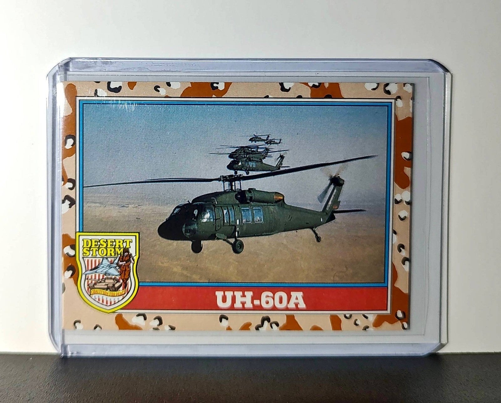 UH-60A Black Hawk 1991 Topps Desert Storm #130 Card