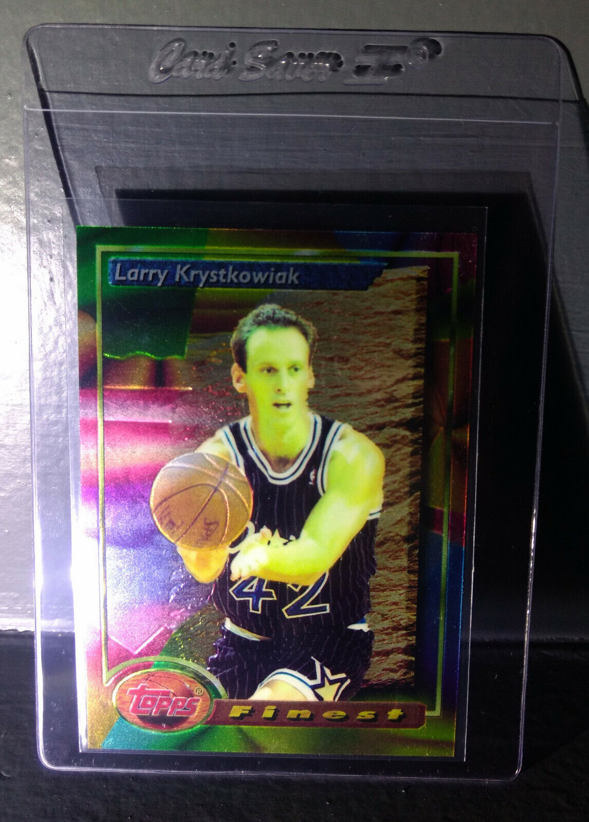 1993-94 Topps Finest Larry Krystkowiak #34 Basketball Card