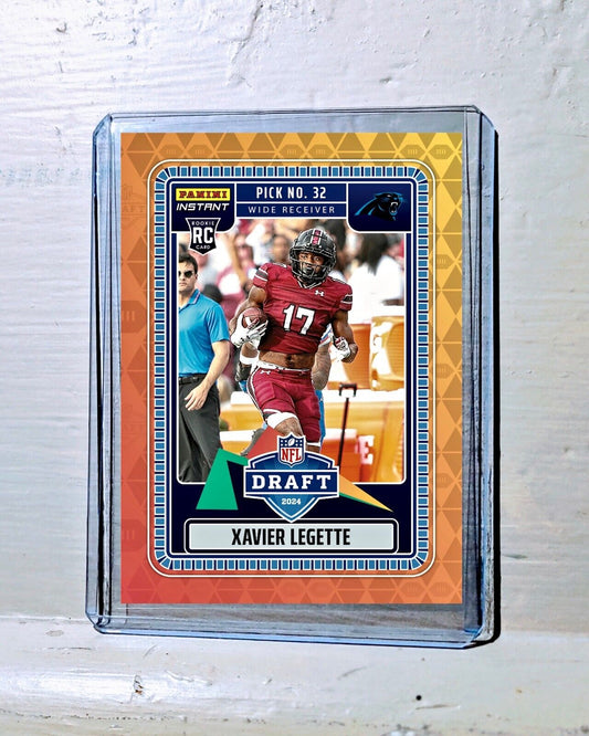 Xavier Legette 2024 Panini NFL #18 Draft Night Rookie Football Card 1 of 802