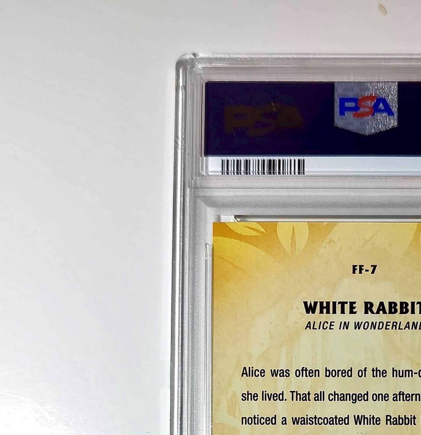 White Rabbit 2025 Topps Disney #FF-7 Furry Friends Card PSA 10
