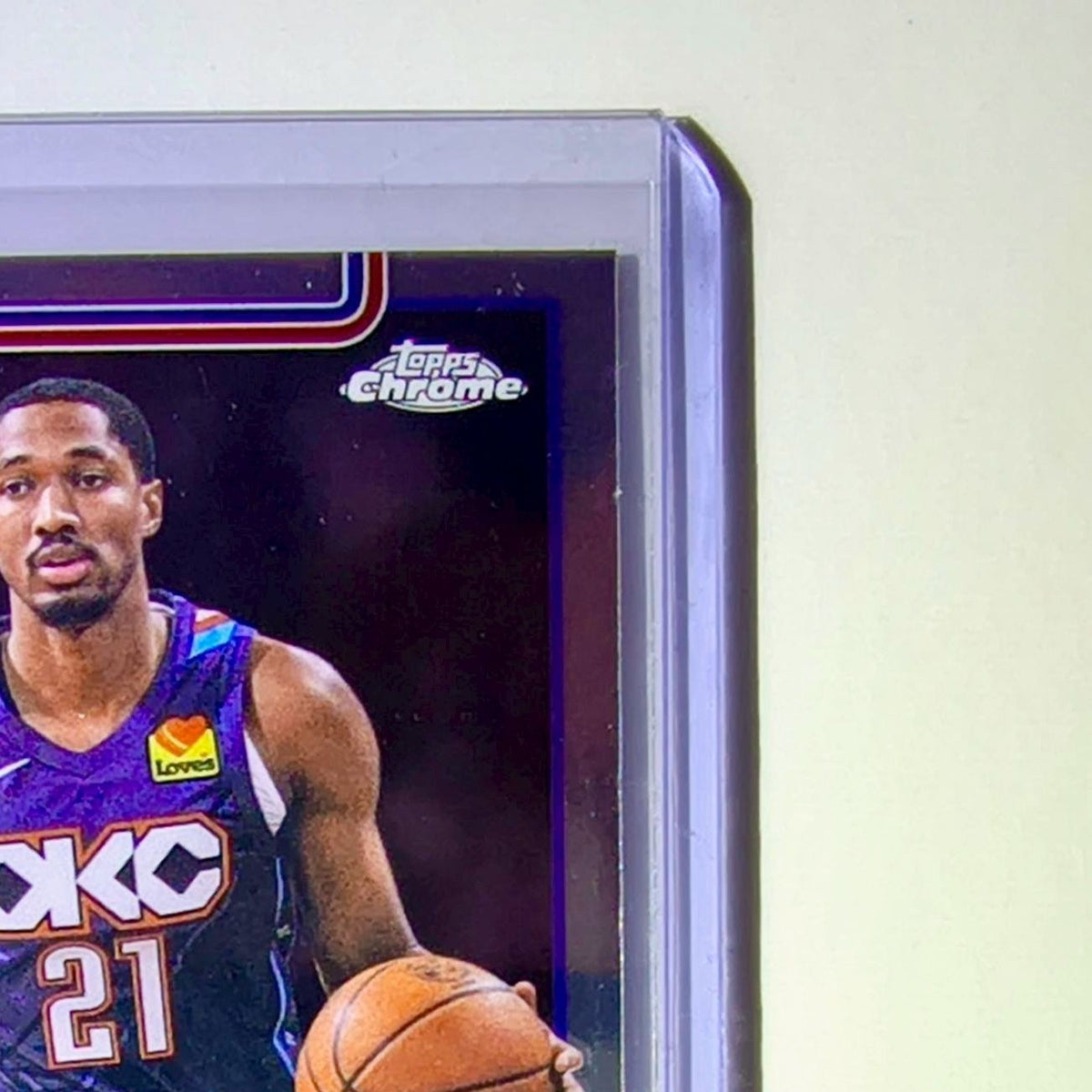 Aaron Wiggins 2025-26 NBA Topps Chrome Update #132 Card Oklahoma City Thunder