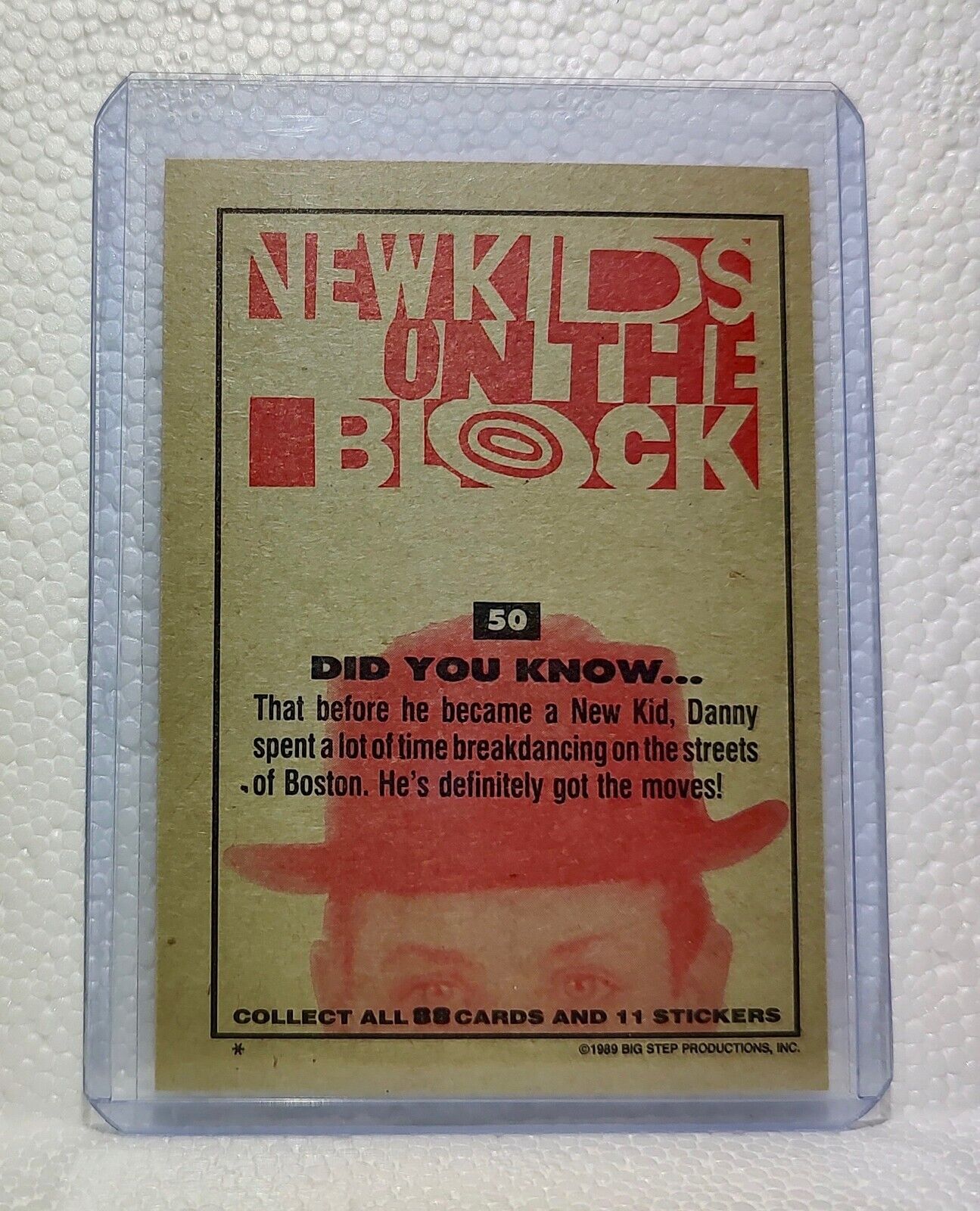 Did You Know 1989 New Kids on the Block #50 Trading Card