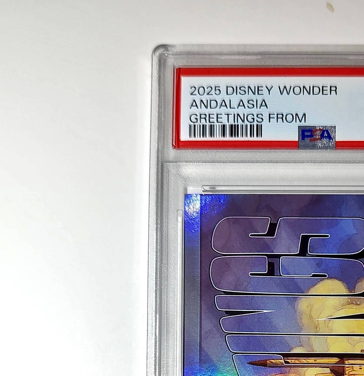 Andalasia 2025 Topps Disney Wonder #GF-2 Greetings From Card Enchanted PSA 9