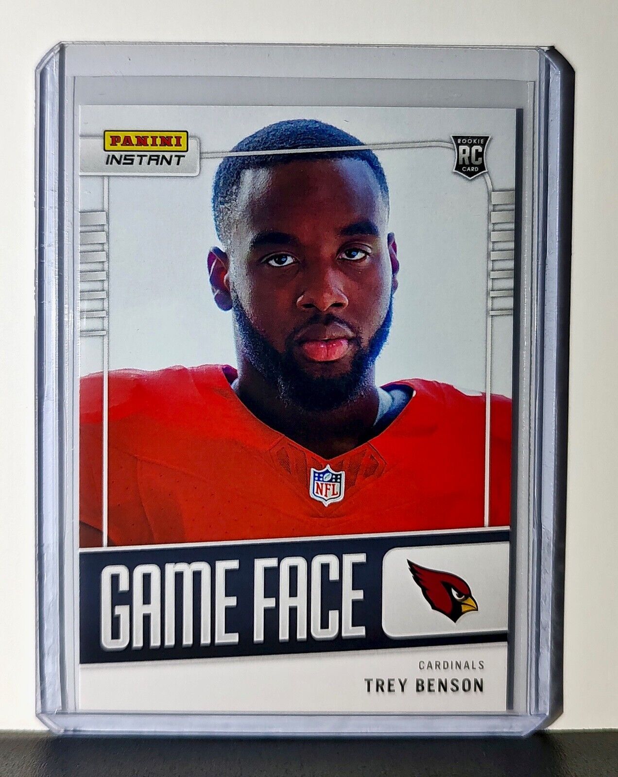 Trey Benson 2024 Panini Game Face #28 NFL Rookie Card Arizona Cardinals 1/331