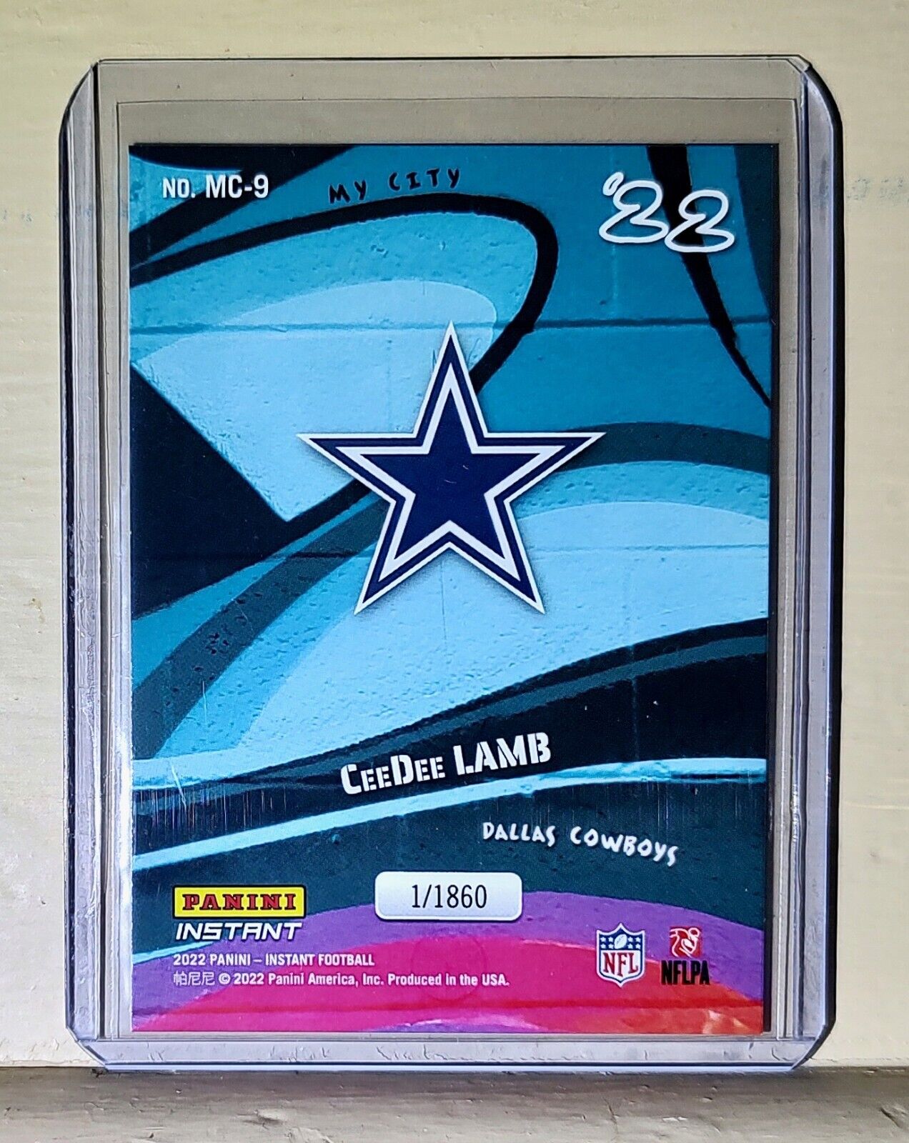 CeeDee Lamb 2022 Panini NFL MyCity #9 Football Card 1/1860