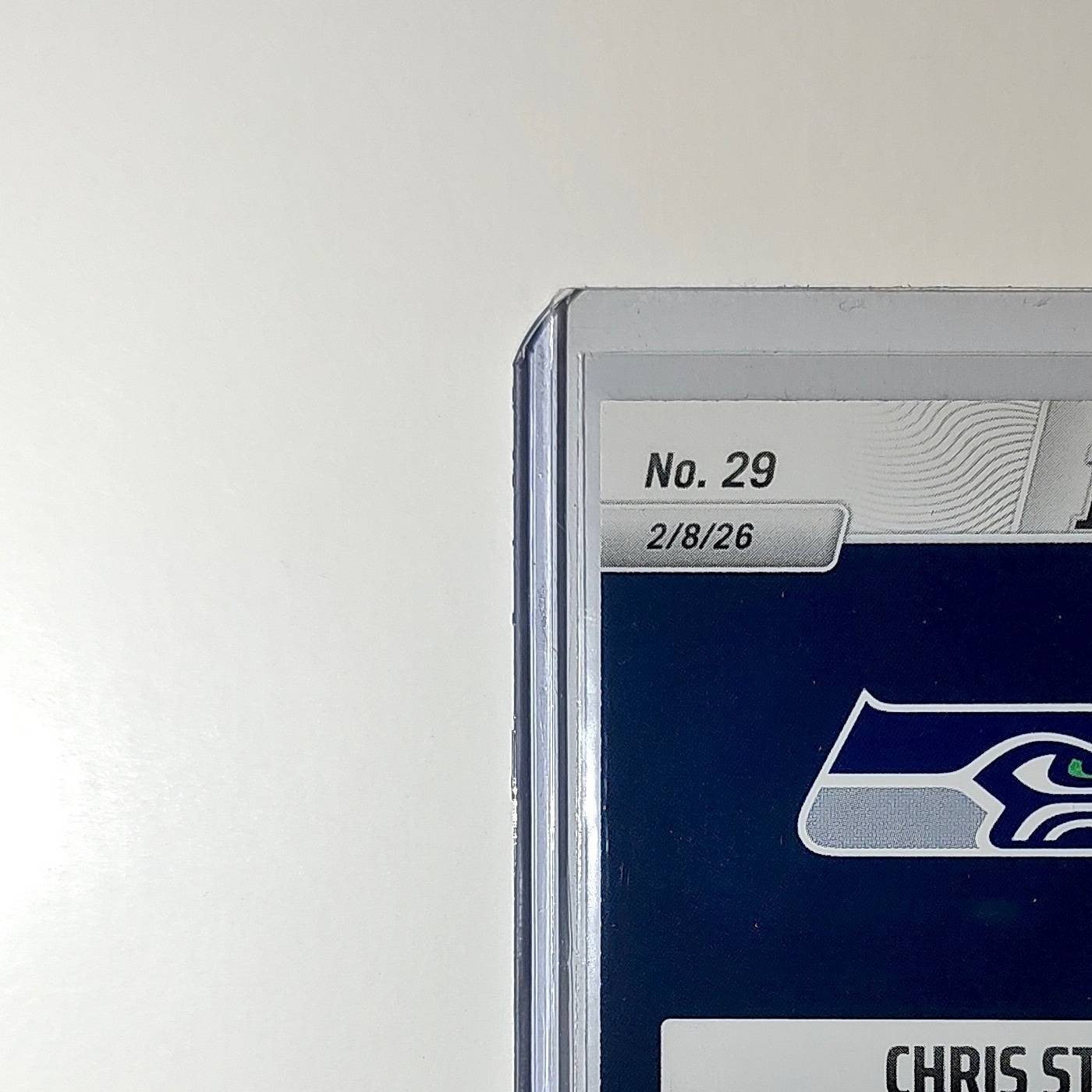 Chris Stoll 2026 Panini NFL Super Bowl LIX Champions #29 Card Seattle Seahawks