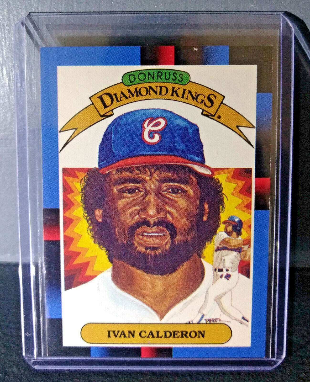 1988 Ivan Calderon Donruss Diamond Kings #25 Baseball Card