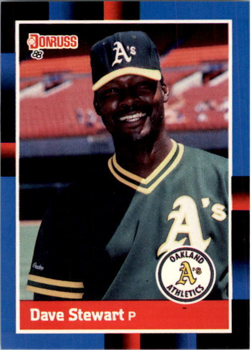 1988 Dave Stewart Donruss Baseball Card #472