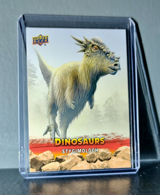 2015 Upper Deck Dinosaurs Stygimoloch Extinction Red Parallel #22 Card