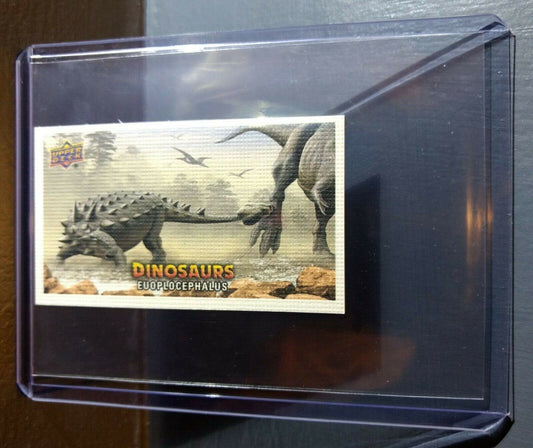 2015 Upper Deck Dinosaurs Canvas Mini Euoplocephalus #75 Trading Card