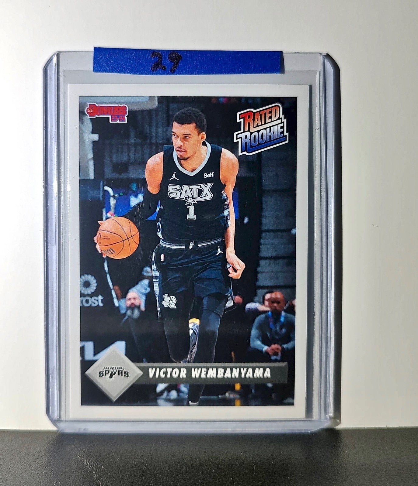 Victor Wembanyama Rookie 2023-24 Panini Donruss Rated Rookie #1 Basketball Card