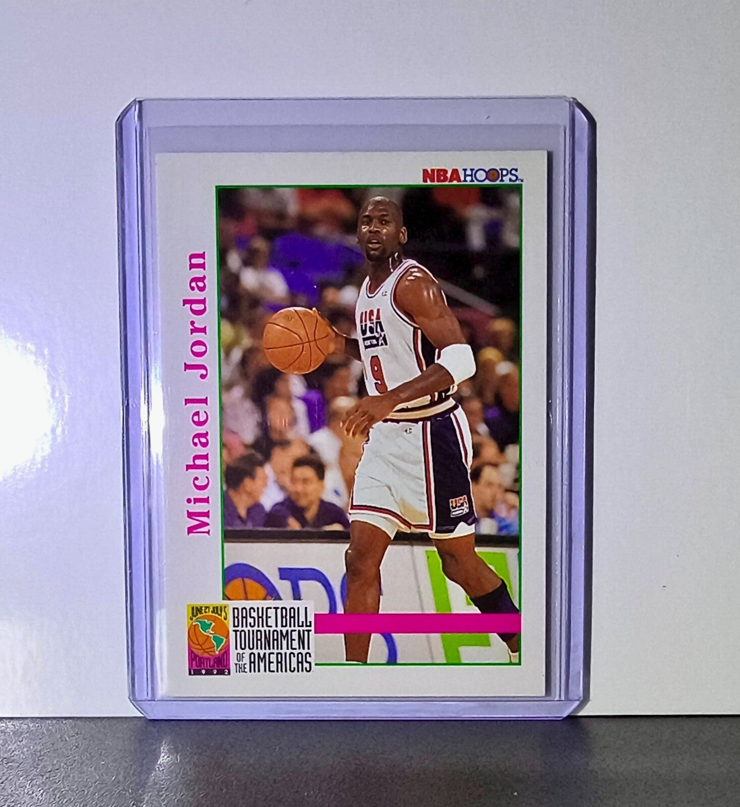 Michael Jordan 1992-93 NBA Hoops #341 USA Basketball Card