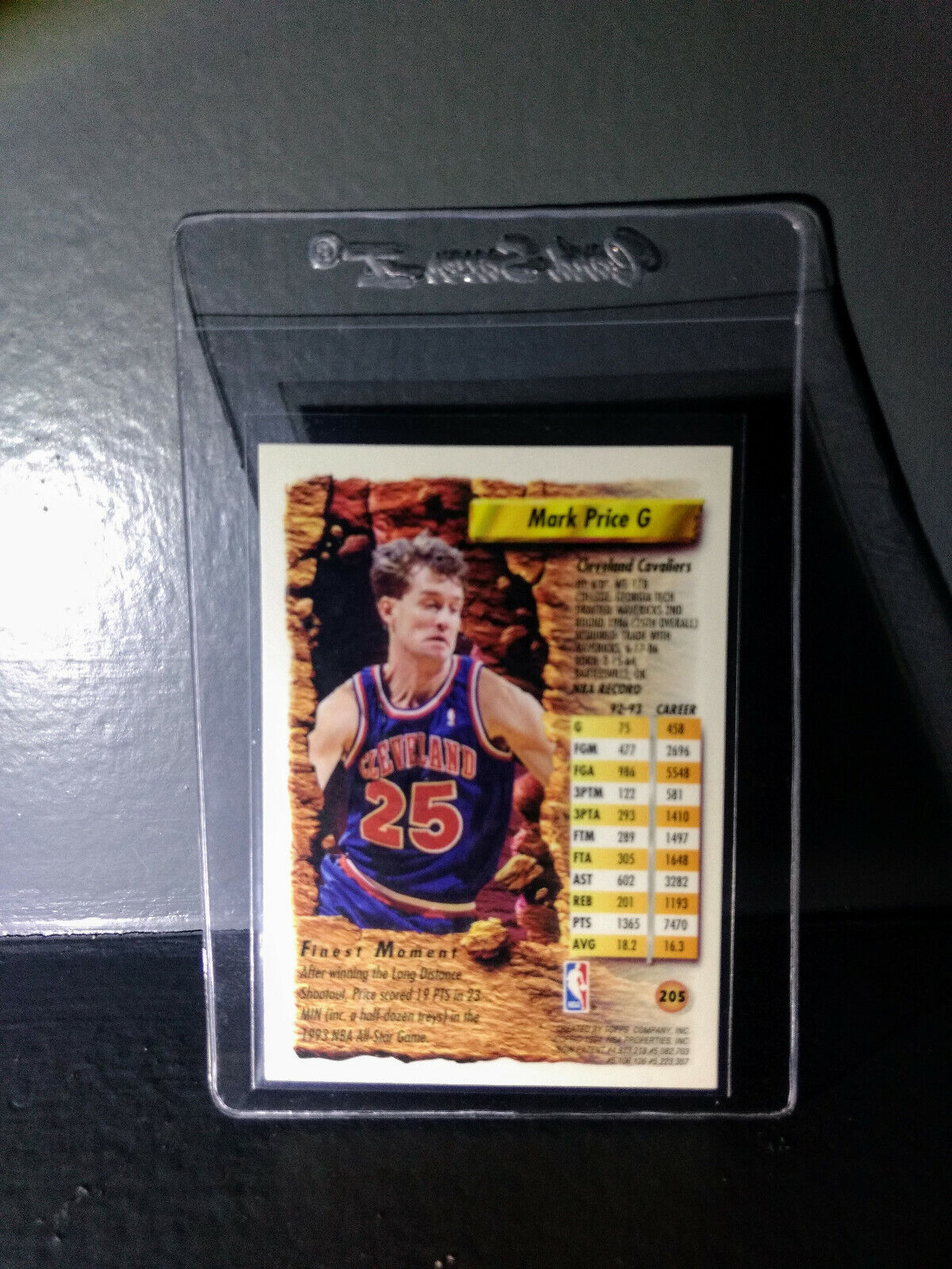 1993-94 Topps Finest Mark Price #205 Basketball Card