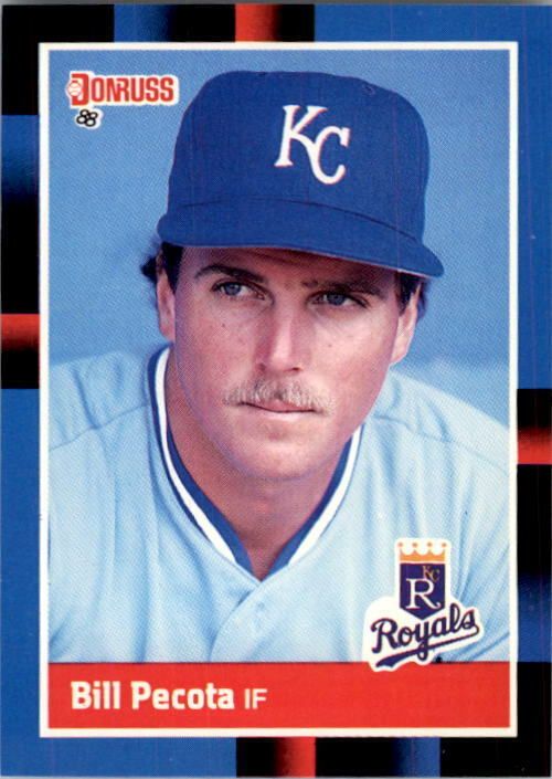 1988 Bill Pecota Donruss Baseball Card #466