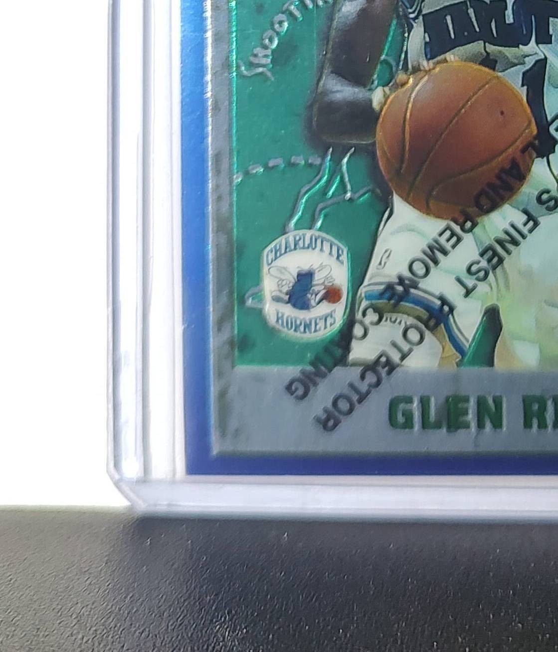 Glen Rice 1995-96 Topps Finest NBA #189 Card Charlotte Hornets