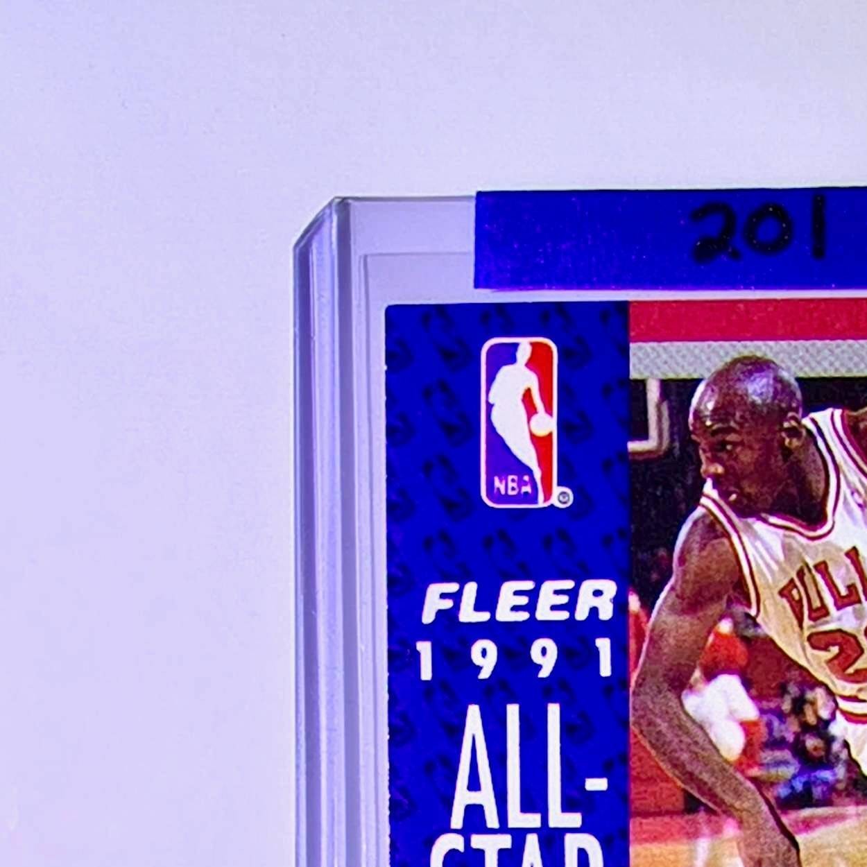 Michael Jordan 1991-92 Fleer All-Star Team #211 Basketball Card Chicago Bulls