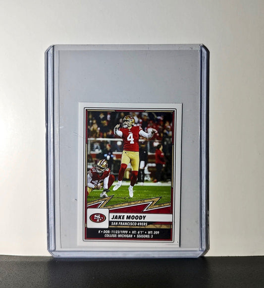 Jake Moody 2025 Panini NFL #532 Sticker San Francisco 49ers