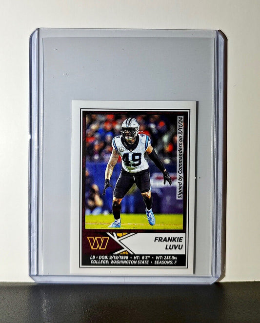 Frankie Luvu 2024 Panini NFL Sticker #355 Washington Commanders