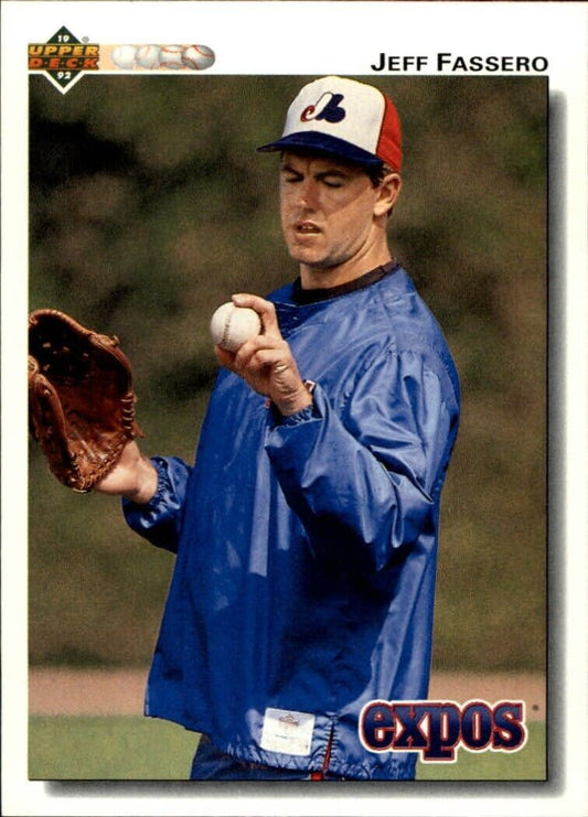 Jeff Fassero 1992 Upper Deck MLB #685 Baseball Card Montreal Expos