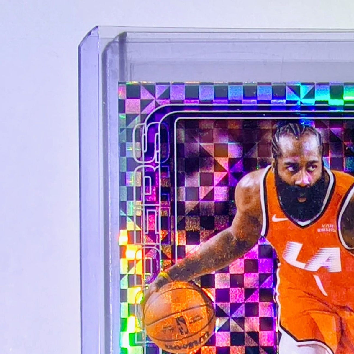 James Harden 2025-26 NBA Topps Chrome Update X-Fractor #33 Card Angeles Clippers