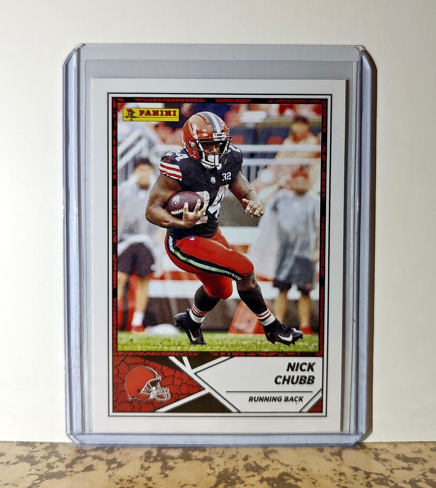 Nick Chubb 2024 Panini NFL #25 Sticker Card Cleveland Browns