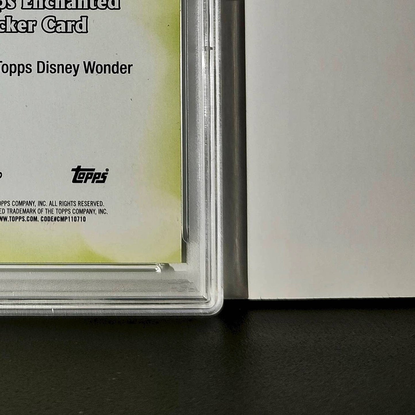 Tiana 2025 Topps Disney #ES-19 Enchanted Sticker Card PSA 9