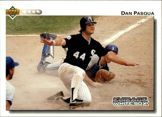 Dan Pasqua 1992 Upper Deck MLB #281 Baseball Card Chicago White Sox