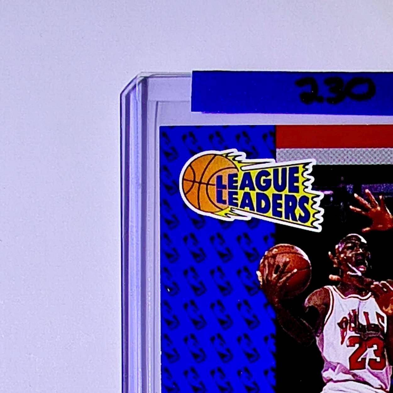 Michael Jordan 1991-92 Fleer League Leaders #220 Basketball Card Chicago Bulls