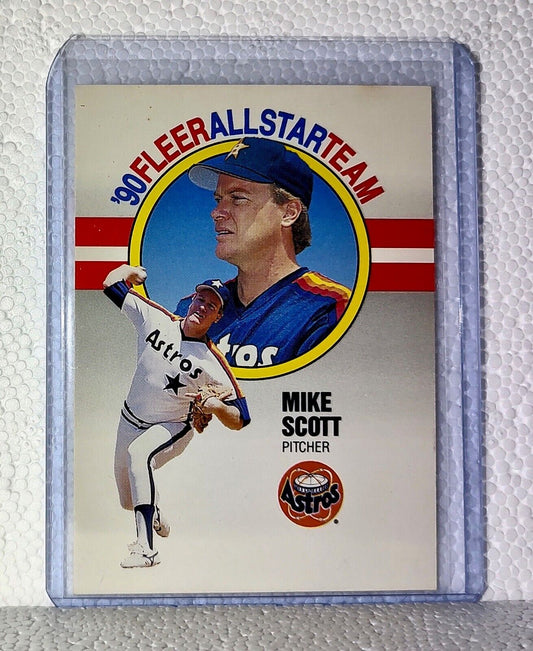 Mike Scott 1990 Fleer MLB #10 Baseball Card Houston Astros