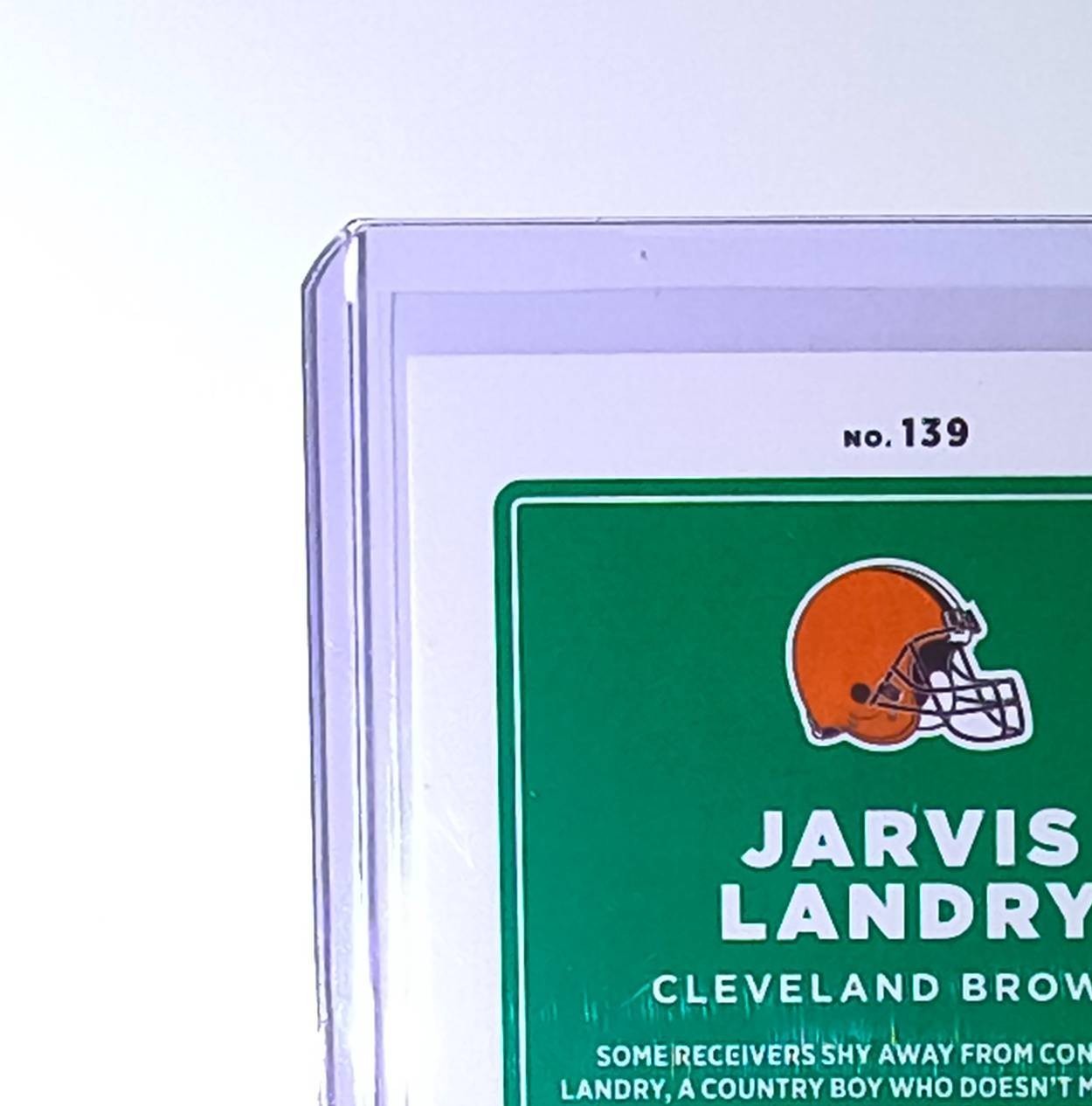 Jarvis Landry 2021 Panini Donruss Optic #139 Card Cleveland Browns