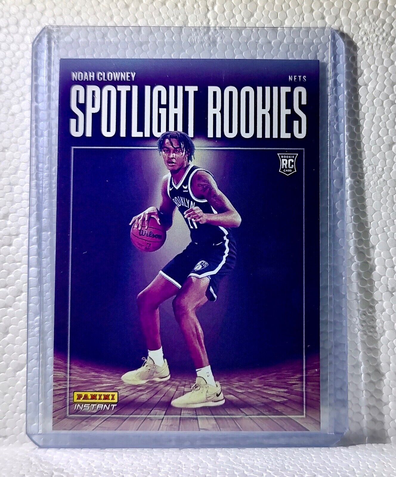 Noah Clowney 2023-24 Panini #21 NBA Spotlight Rookies Basketball Card Nets 1/209