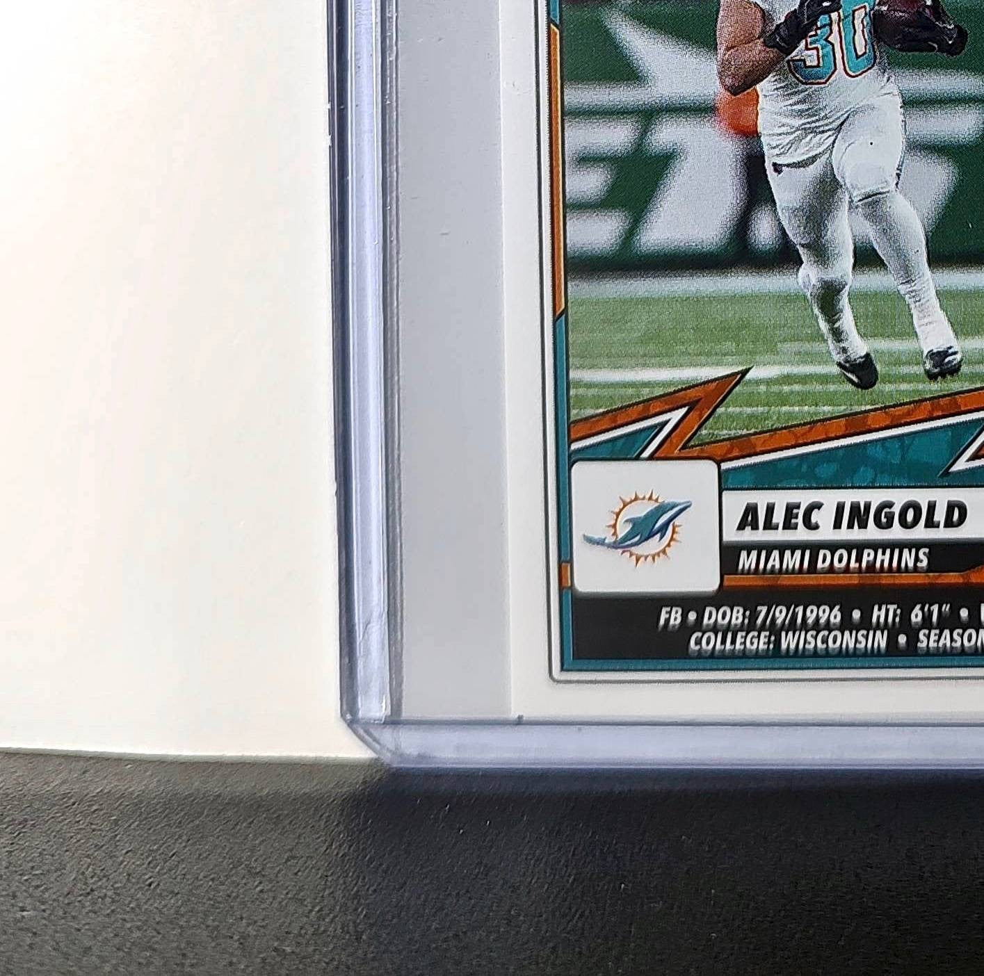 Alec Ingold 2025 Panini NFL #60 Sticker Miami Dolphins