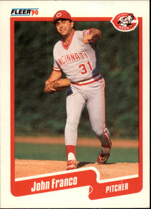 1990 John Franco Fleer Baseball Card #419