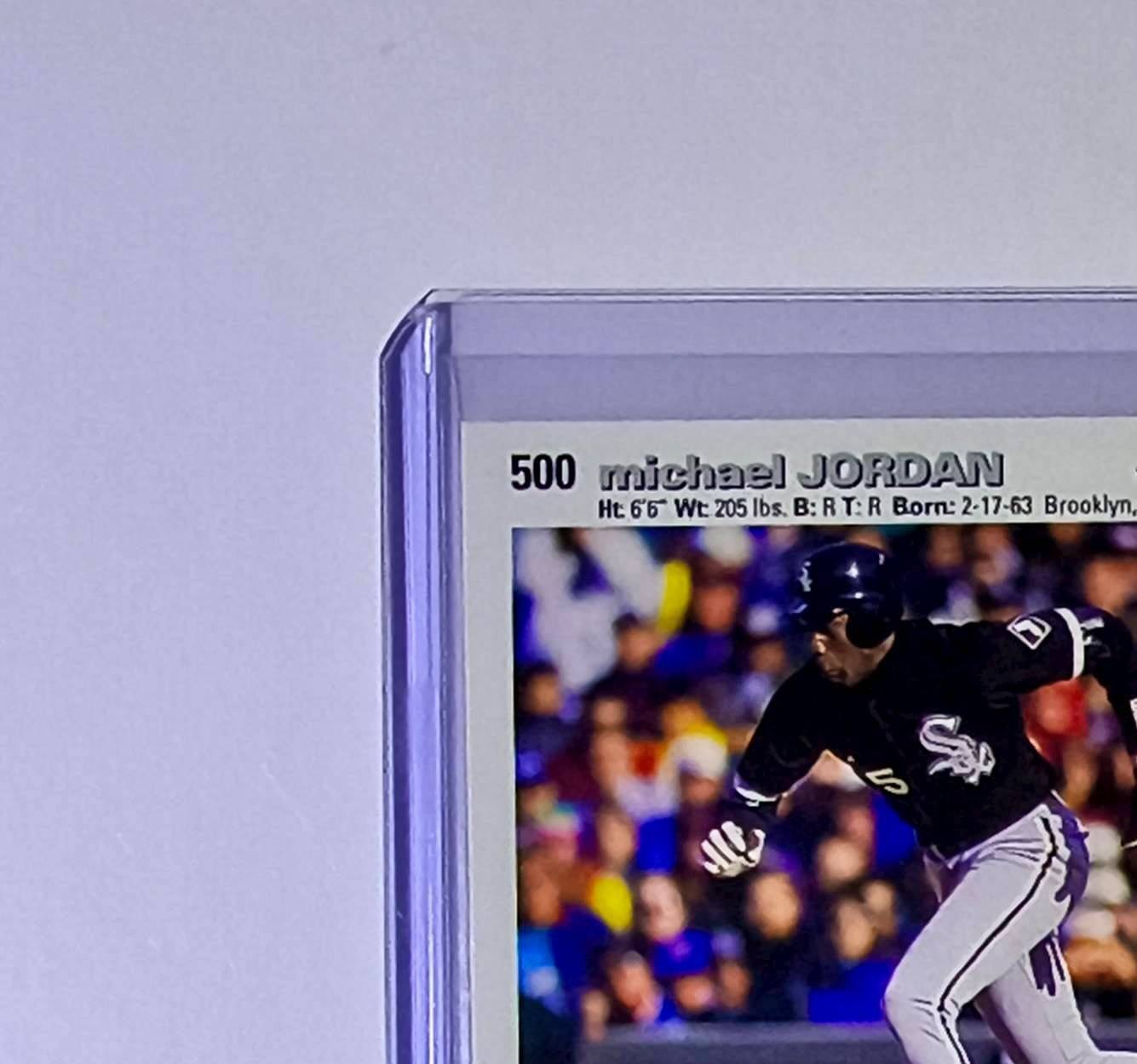 Michael Jordan 1995 Upper Deck Collector's Choice #500 Card Chicago Bulls