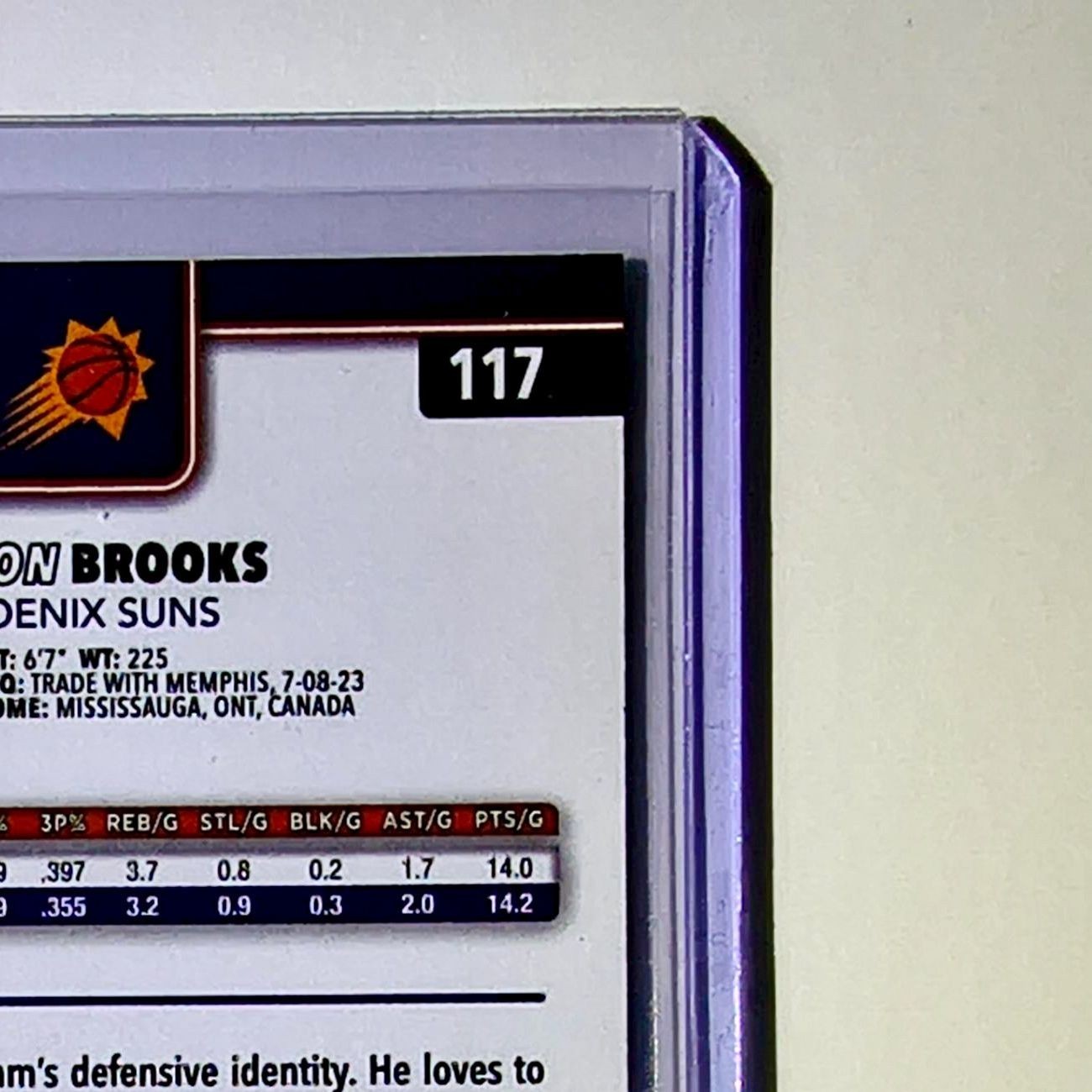 Dillon Brooks 2025-26 NBA Topps Chrome Update #117 Basketball Card Phoenix Suns