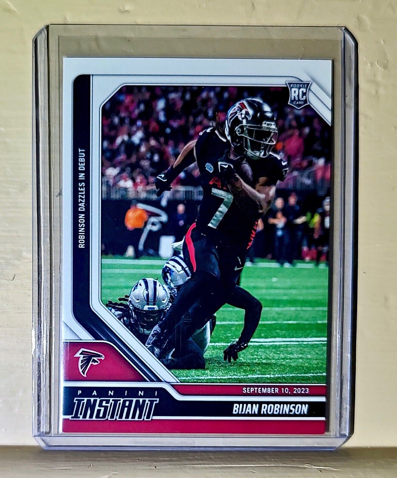 Bijan Robinson 2023 Panini NFL Rookie Football #1 Card 1 of 566 Falcons