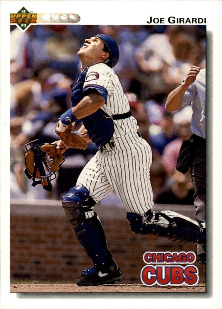 Joe Girardi 1992 Upper Deck MLB #351 Baseball Card Chicago Cubs