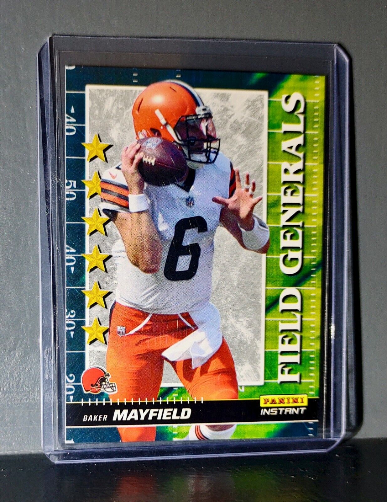 Baker Mayfield 2021 Panini NFL Instant Field Generals #8 Rookie Card 1 of 2088