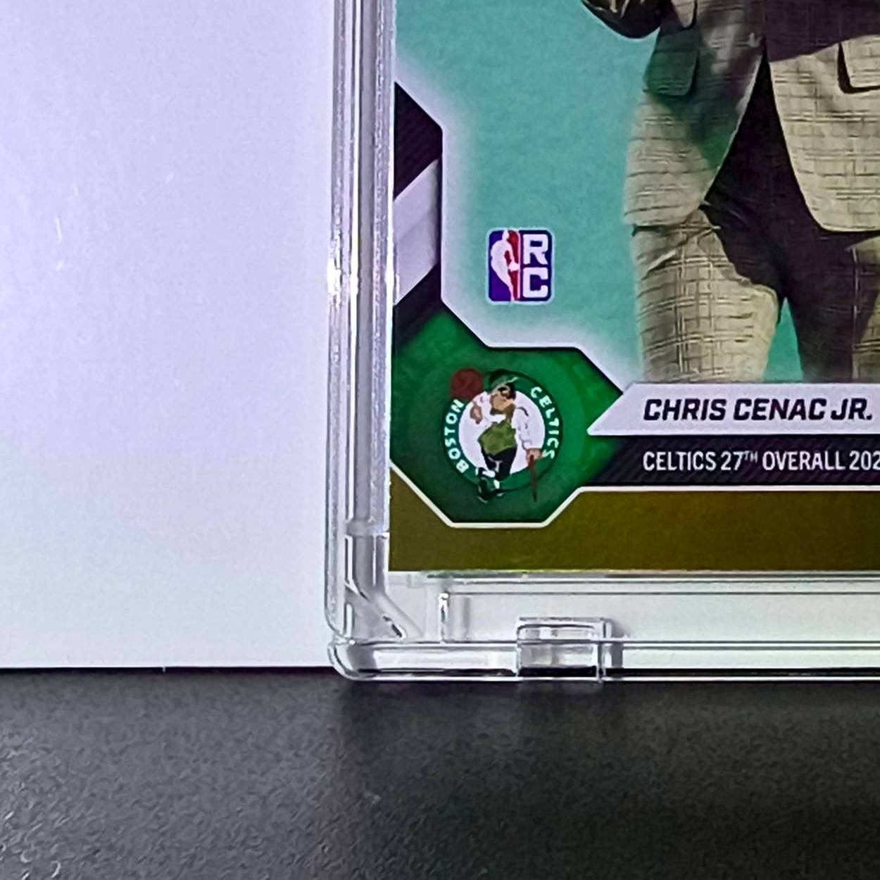 Chris Cenac Jr. Rookie 2026-27 Topps NBA Draft CCEN Gold Foil 31/50 Card Celtics
