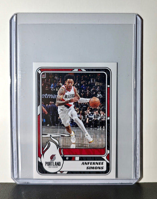 Anfernee Simons 2024-25 Panini NBA #438 Sticker Card Portland Trail Blazers