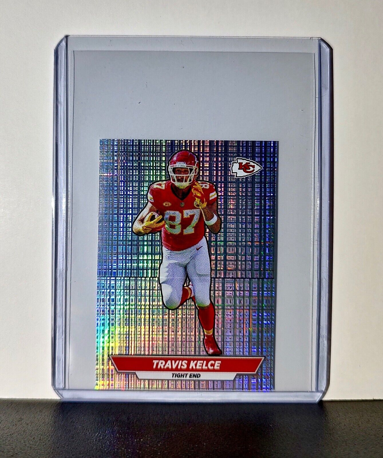 Travis Kelce 2024 Panini NFL Sticker #260 Foil Kansas City Chiefs